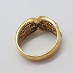 Dámsky prsteň obyčajný s kamienkom (51mm)
